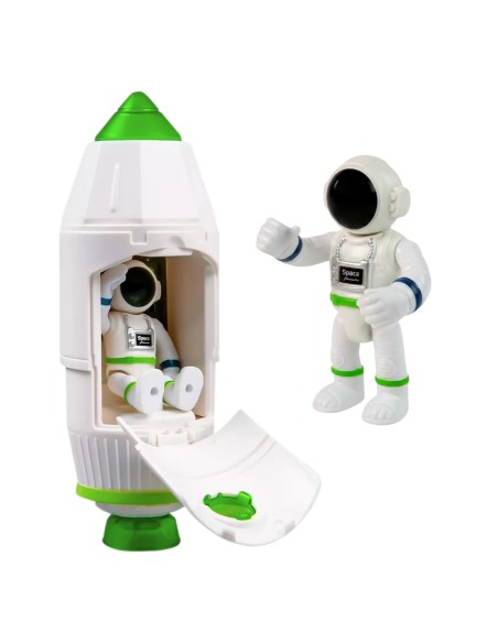 Interaktyvi kosminė raketa su dūmo efektu ir garsu – Woopie