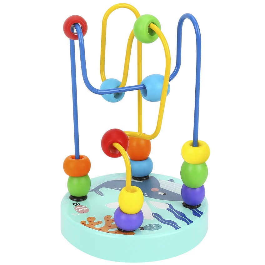 Drewniana edukacyjna pętla motoryczna labirynt przeplatanka - 17 z 22