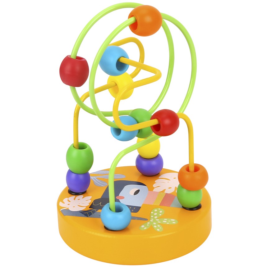 Drewniana edukacyjna pętla motoryczna labirynt przeplatanka - 18 z 22