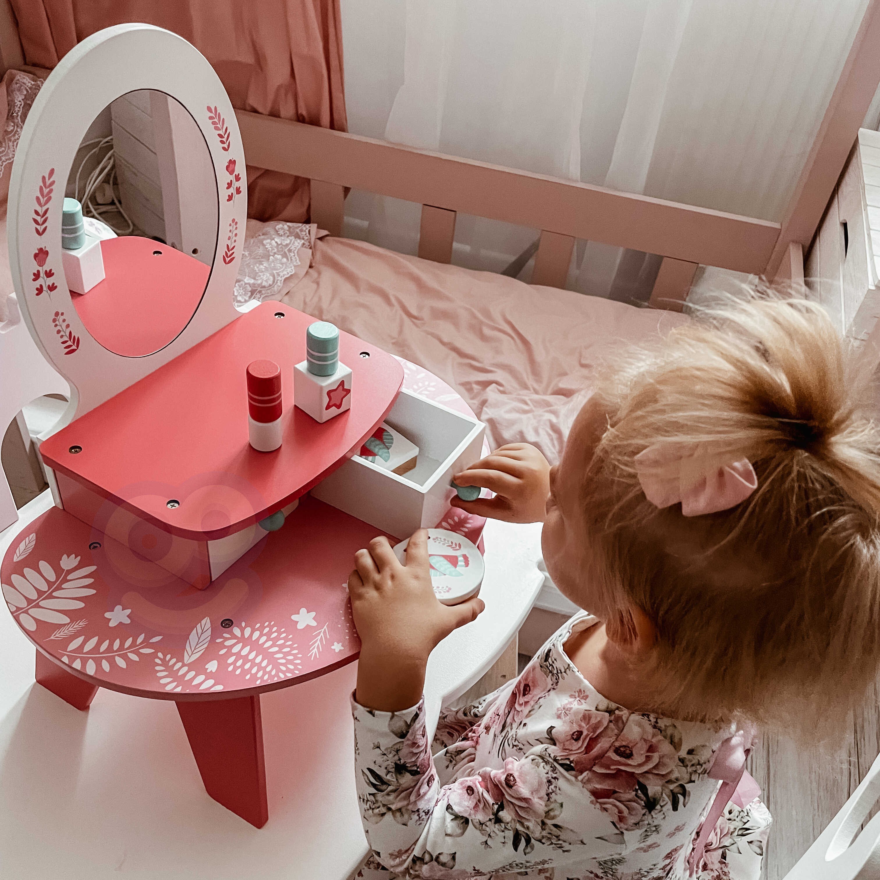 Królewska Toaletka Marzeń - Różowy Salon Małej Damy - 22 z 27