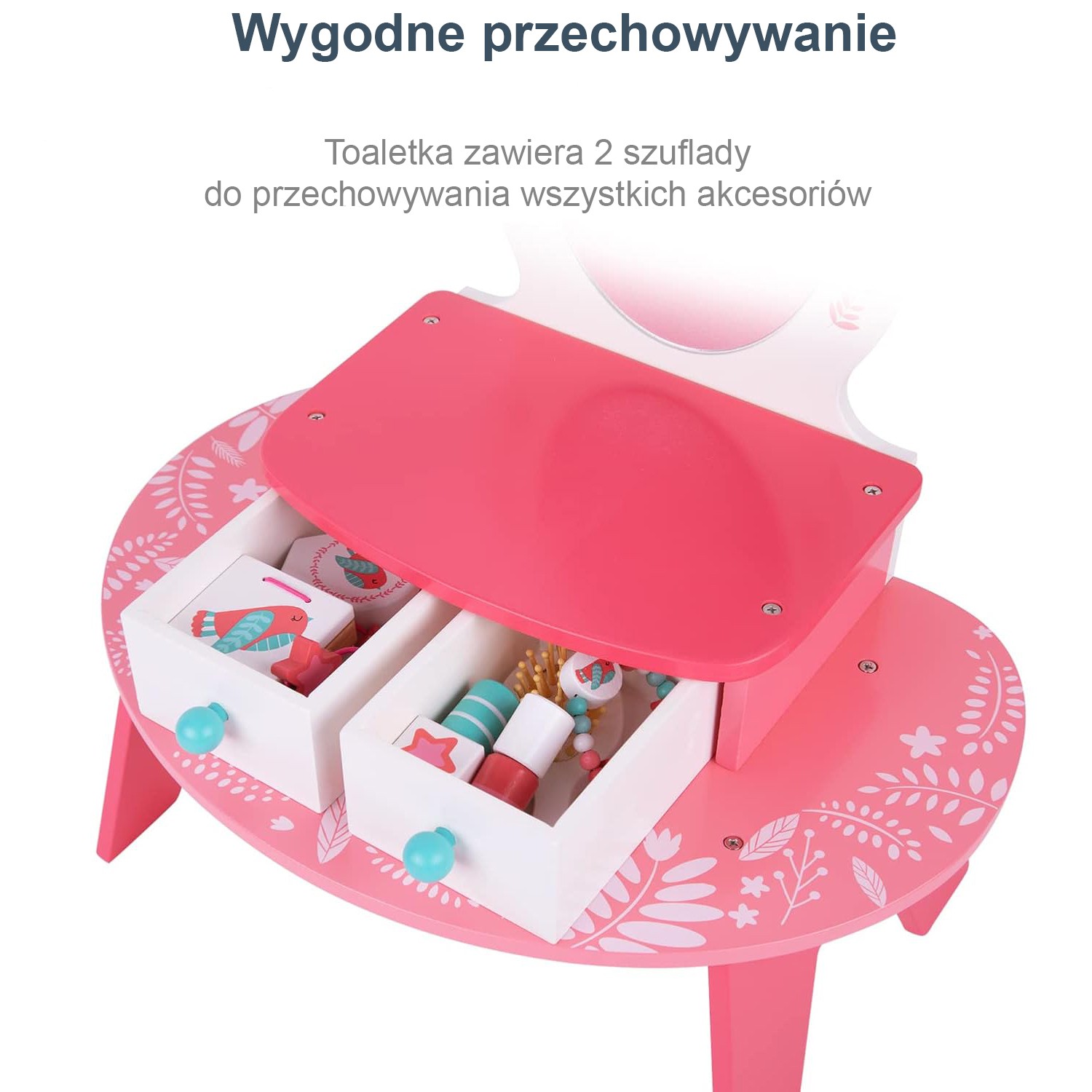 Królewska Toaletka Marzeń - Różowy Salon Małej Damy - 23 z 27