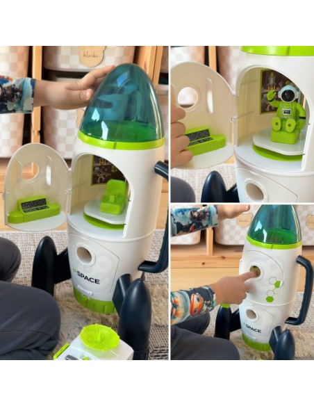 Interactive Space Shuttle with Astronaut and Woopie Rover