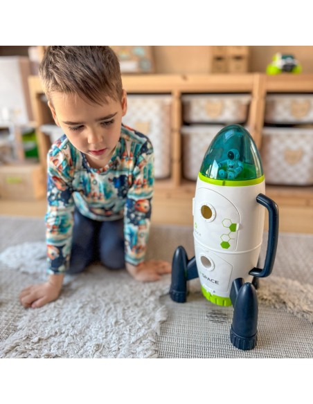 Interactive Space Shuttle with Astronaut and Woopie Rover