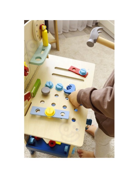 Medinis dirbtuvių stalas TOOKY TOY – 48 įrankiai