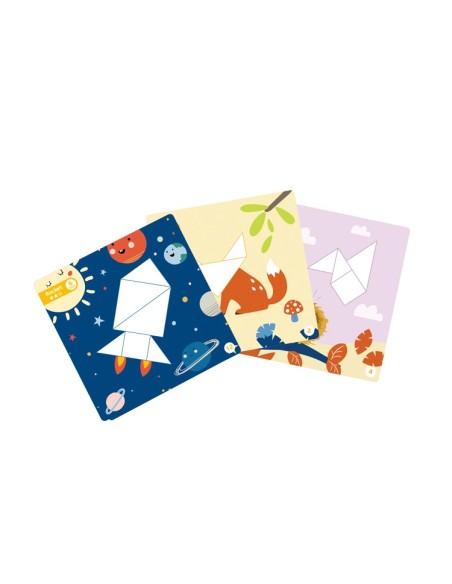 TOOKY TOY Tangram Puzzle 18 pieces - Learning Shapes for Children