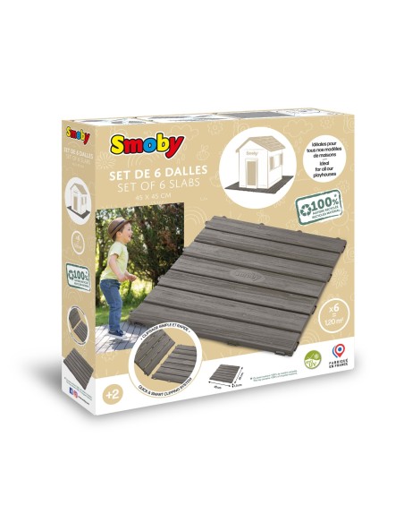 SMOBY Podłoga do Domku 6 części - Wygodne i Funkcjonalne