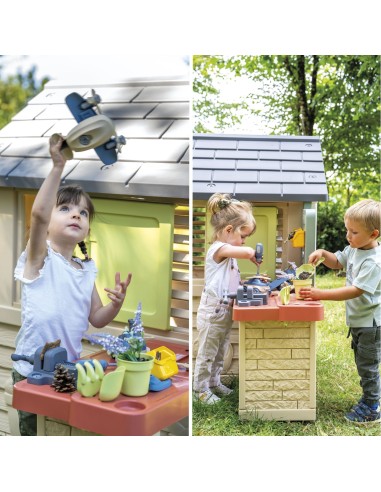 Stół roboczy Smoby Life z akcesoriami dla dzieci warsztatowy