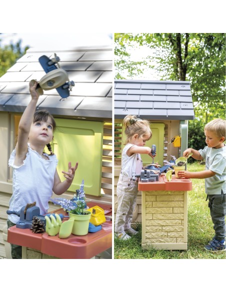 Stół roboczy Smoby Life z akcesoriami dla dzieci warsztatowy