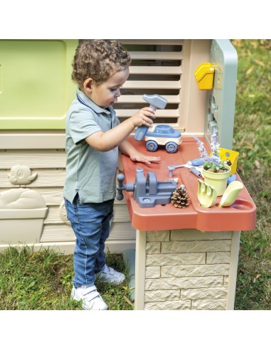 Stół roboczy Smoby Life z akcesoriami dla dzieci warsztatowy