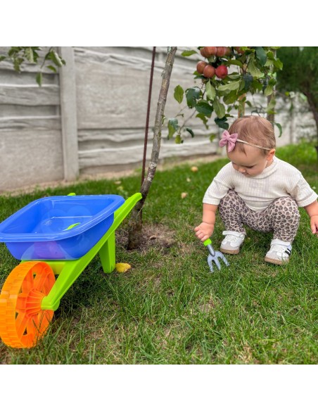 WOOPIE Gartenkarre-Set „Kleiner Gärtner“ – 13 Teile – Fun!
