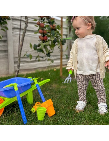 WOOPIE Gartenkarre-Set „Kleiner Gärtner“ – 13 Teile – Fun!