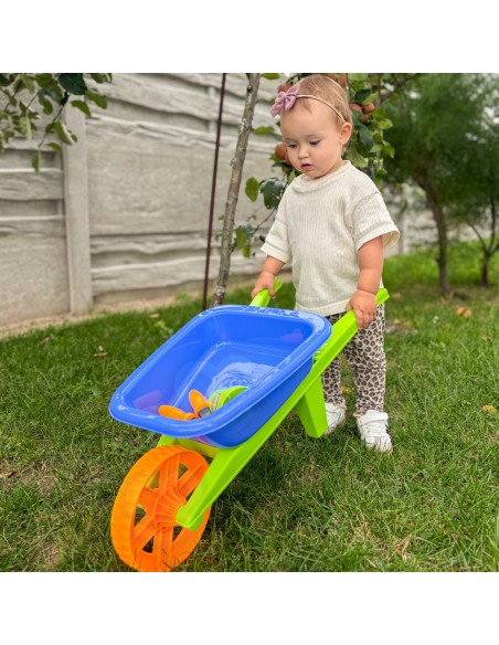 WOOPIE Gartenkarre-Set „Kleiner Gärtner“ – 13 Teile – Fun!