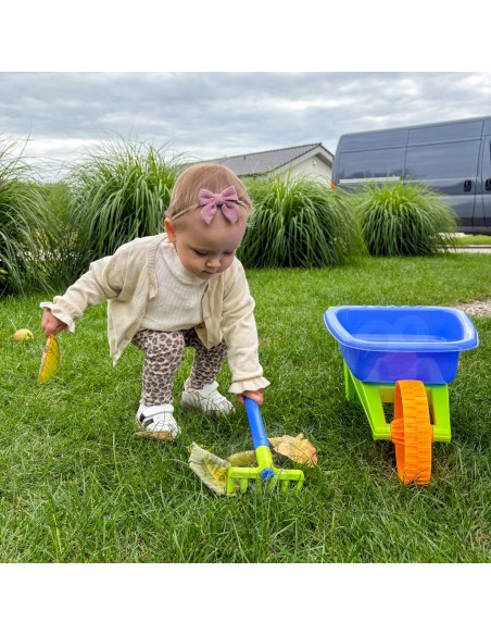 WOOPIE Gartenkarre-Set „Kleiner Gärtner“ – 13 Teile – Fun!
