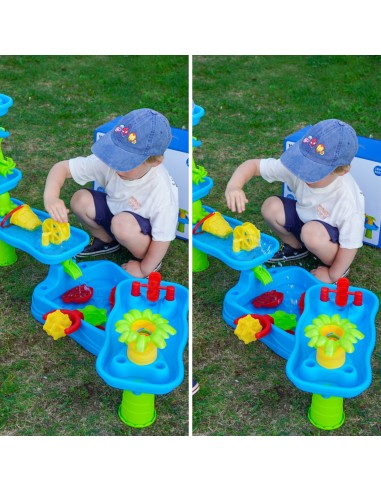 WOOOPIE Aquapark 6 in 1: Water Table, Sandbox, Water Track