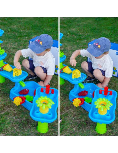 WOOOPIE Aquapark 6 in 1: Water Table, Sandbox, Water Track