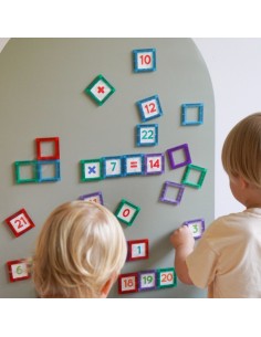 WOOPIE Przestrzenne Klocki Magnetyczne Nauka Liczb 70 Elementów 2