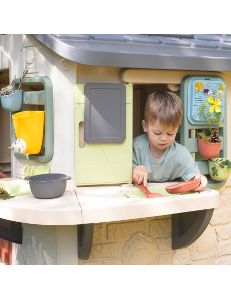 Smoby Life House with Kitchen +16 pieces – XL garden toy