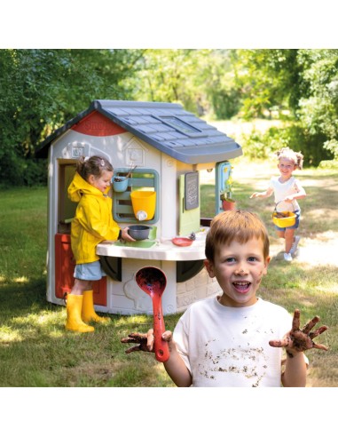 Smoby Life House with Kitchen +16 pieces – XL garden toy