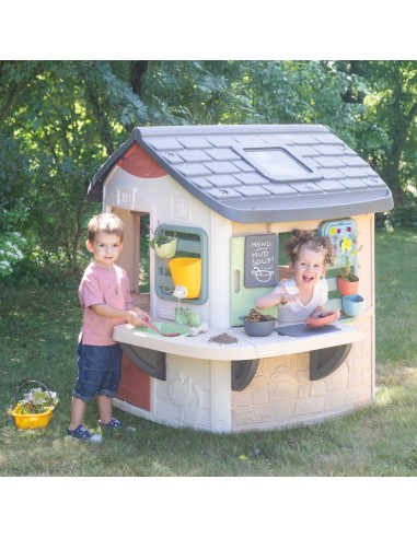 Smoby Life House with Kitchen +16 pieces – XL garden toy