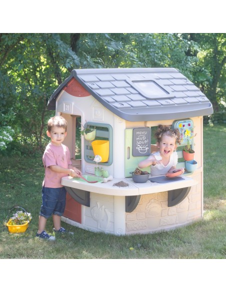 Smoby Life House with Kitchen +16 pieces – XL garden toy