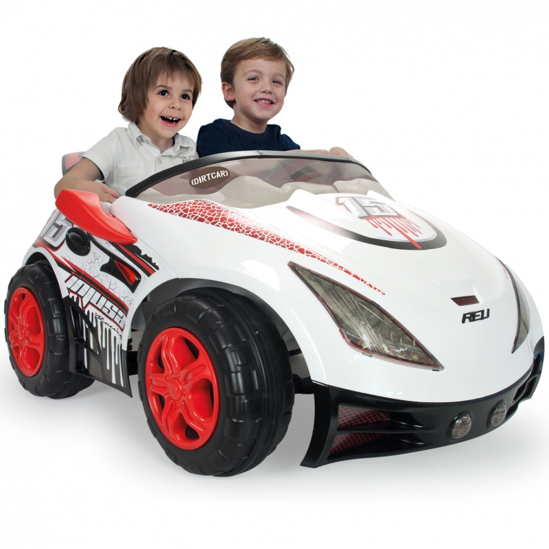 INJUSA Elektryczny Samochód Biplaza Dwuosobowy Dla Dzieci