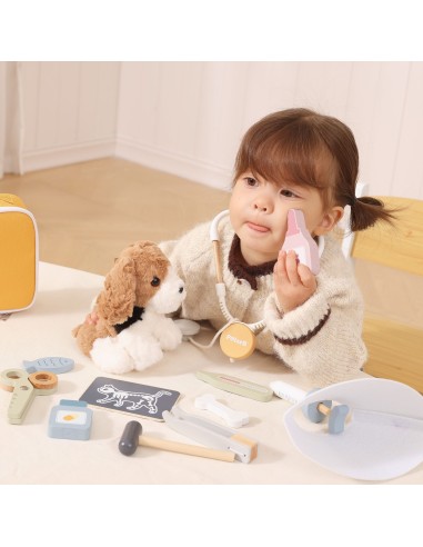 Set Kleiner Tierarzt in PolarB-Tasche Viga – Medizin-Accessoires 12-tlg.