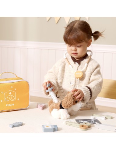 Set Kleiner Tierarzt in PolarB-Tasche Viga – Medizin-Accessoires 12-tlg.