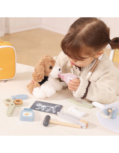 Set Kleiner Tierarzt in PolarB-Tasche Viga – Medizin-Accessoires 12-tlg.