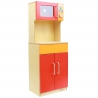 MASTERKIDZ Wooden Kitchen Shelf Cabinet for kitchen + microwave.