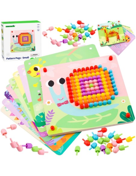 Steckspiel mit Pins – Mosaik, Kreativspiel für Kinder von Tooky Toy