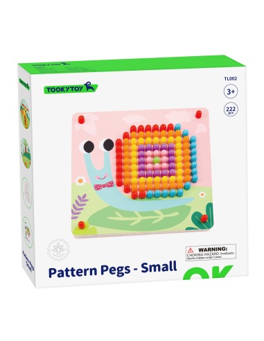 Pin Puzzle Mosaic Creative Game for Kids Tooky Toy