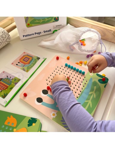 Pin Puzzle Mosaic Creative Game for Kids Tooky Toy