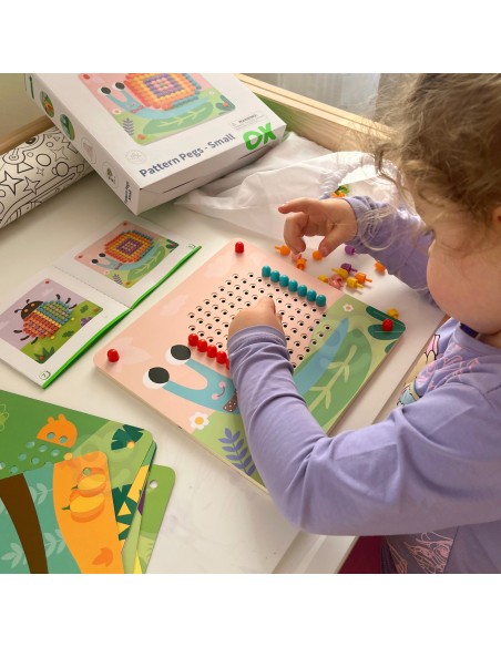 Pin Puzzle Mosaic Creative Game for Kids Tooky Toy