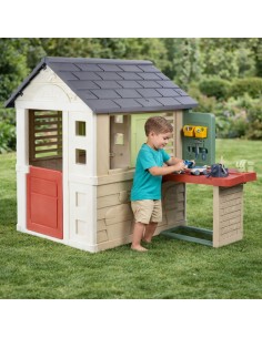 Smoby Life Nature Children's Garden House with Workshop XL 2