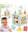 WOOPIE GREEN Wooden Activity Cube - Educational Sorter