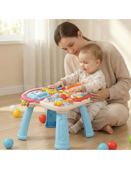WOOPIE BABY 4in1: stumtuvas, vaikštynė, staliukas, paspirtukas, dviratukas