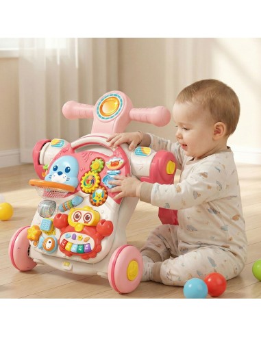 WOOPIE BABY 4in1: stumtuvas, vaikštynė, staliukas, paspirtukas, dviratukas