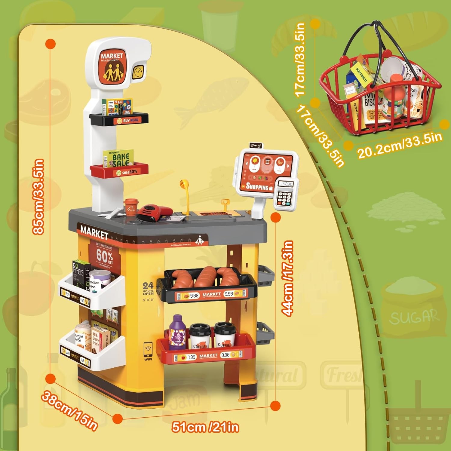 Interaktywny super market dla dzieci akcesoria - 25 z 25