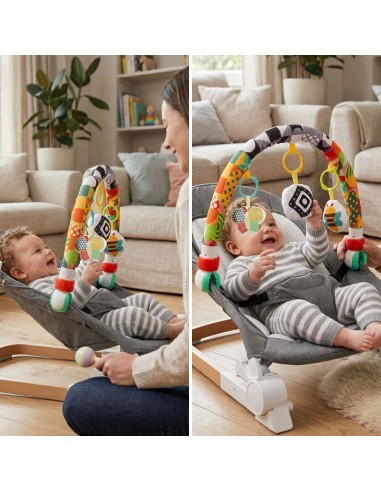 Woopie Lernbogen – Sinnesentwicklung 0+ Kinderwagen/Gitterbett