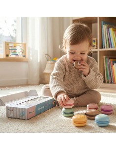 Holz-Macarons mit Klettverschluss – kreativer Spielspaß und Lernen - Viga 2