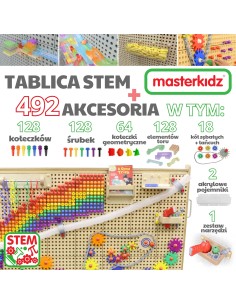 Masterkidz - Wolnostojąca ŚCIANA STEM z torem kulkowym XXL 2
