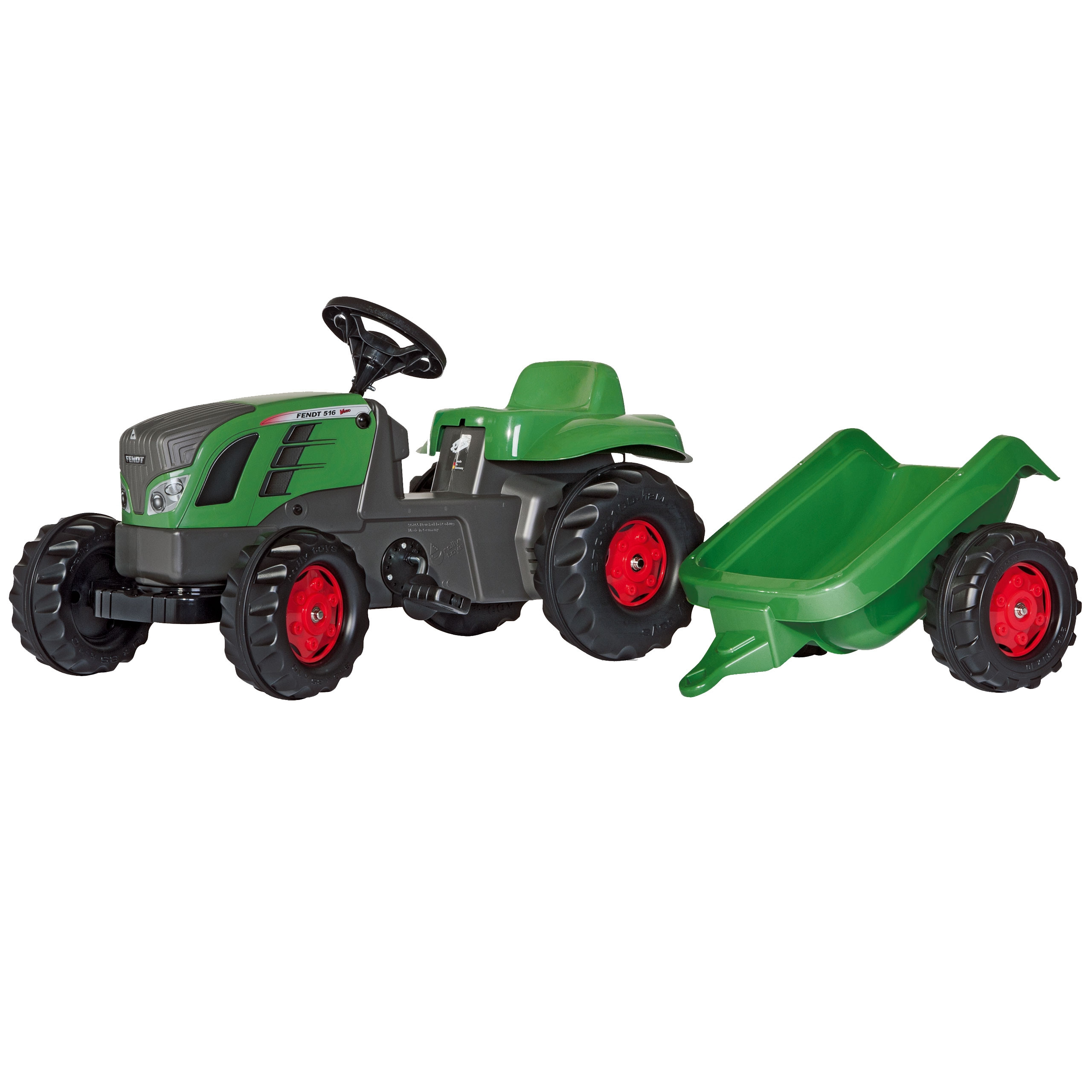 RollyToys rollyKid Large FENDT Pedal Tractor Trailer