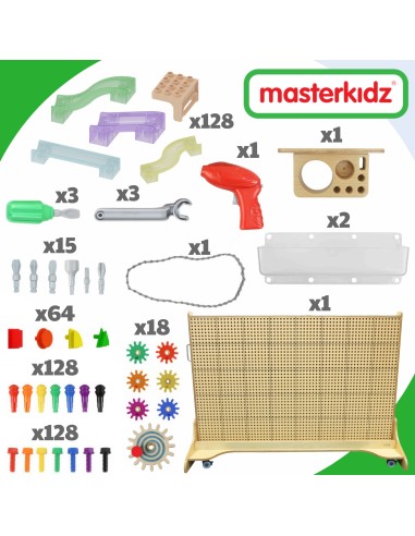 Masterkidz - Freestanding STEM WALL with XXL ball track