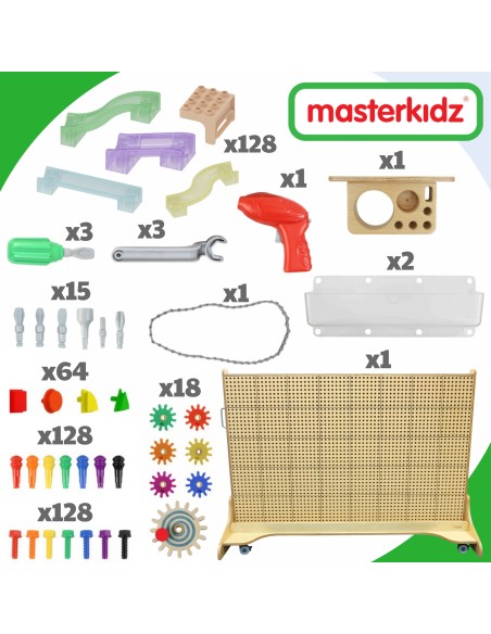Masterkidz - Freestanding STEM WALL with XXL ball track