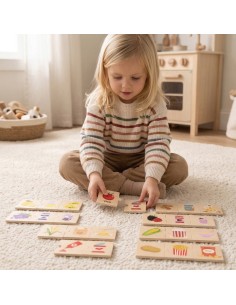 VIGA Puzzle Set – Discover Nature and Food in Play 2