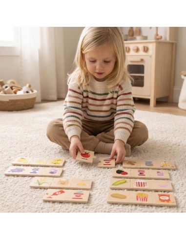 VIGA Puzzle-Set – Entdecke Natur und Essen im Spiel