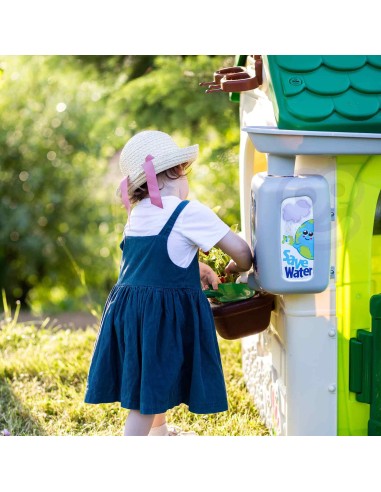 FEBER Gartenhaus Eco mit Futterstelle und Solarplatte