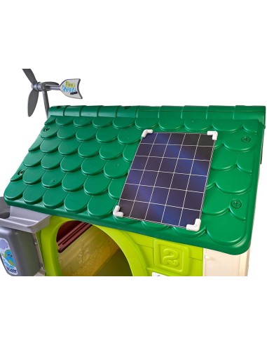 FEBER Gartenhaus Eco mit Futterstelle und Solarplatte
