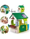 FEBER Gartenhaus Eco mit Futterstelle und Solarplatte