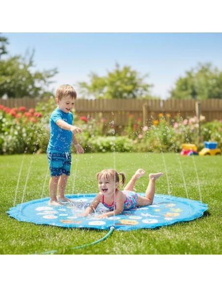 WOOPIE Water Fountain Mat with Sprinkler - Perfect for Summer